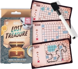 Professor Puzzle juego de lógica Lost Treasure – set de acertijos de viaje