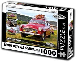 Puzzle de coches retro Škoda Octavia Combi (1964) – 1000 piezas