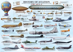 EUROGRAPHICS Puzzle Historia de la aviación 1000 piezas