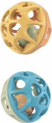 Sonajero en forma de pelota para niños: amarillo o azul