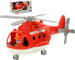 Helicóptero Alfa de bomberos para niños a partir de 3 años