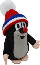 Topo 25 cm con gorro rojo-tricolor