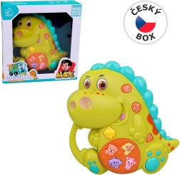 Pianito dinosaurio con luces y sonidos