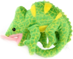 Camaleón de peluche 18 cm