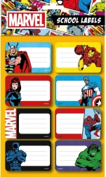 Marvel set escolar de pegatinas budget