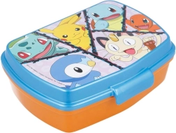 Fiambrera Stor Pokémon 750 ml naranja y azul
