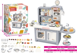 Cocina infantil mega gris con accesorios