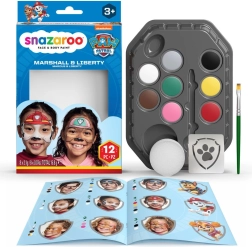 Set de pinturas para la cara Patrulla Canina Marshall y Liberty