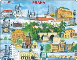 Puzzle de los monumentos de Praga (66 piezas)