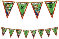 Guirnalda con banderines Minecraft Procos