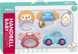 Chipolino set de sonajeros con mordedores de animales 5 uds.