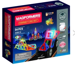 Construcción magnética Magformers Dynamic Flash 54 piezas
