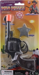 Pistola de cápsulas con insignia