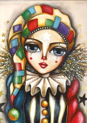 Puzzle chica de carnaval 1000 piezas MAGNOLIA