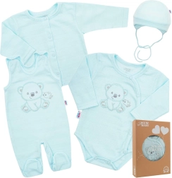 Set para recién nacido para la maternidad New Baby Sweet Bear azul, talla 62 (3–6 meses)