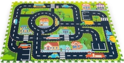 Alfombra de puzzle de espuma ciudad y carreteras IPLAY