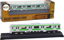 Modelo metálico de vagón de tren 1:48 – plateado