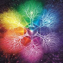 Puzzle de siete niveles espirituales (1023 piezas)