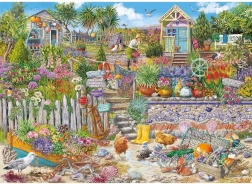 Puzzle Jardín junto a la playa, 1000 piezas GIBSONS
