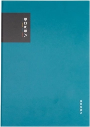 Libro de registro A5 VERDE Milano, 96 hojas, rayado
