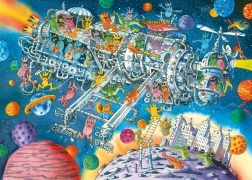 Puzzle «Bienvenida alienígena» 1000 piezas HEYE