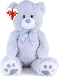 Rappa gran oso de peluche 100 cm con lazo y etiqueta