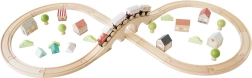 Le Toy Van ferrocarril de madera para niños