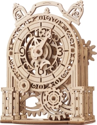 Ugears rompecabezas mecánico decorativo 3D de madera: reloj despertador