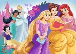 Puzzle brillante TREFL Princesas – Brillo de la amistad 100 piezas