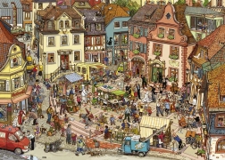 Puzzle Heye Mercado 1000 piezas
