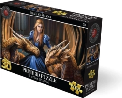 Puzle 3D – reina dragón, 100 piezas