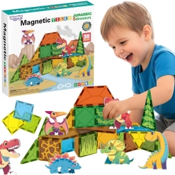 Woopie set de construcción magnético con dinosaurios, 30 piezas