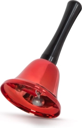 Campana navideña roja