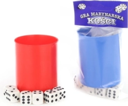 Dados de juego con cubilete