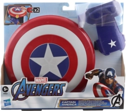Avengers Capitán América escudo magnético y guantes
