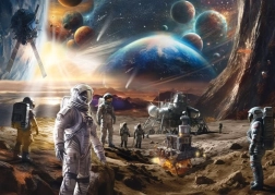 Puzzle Última frontera: Exploración del espacio 1000 piezas SCHMIDT