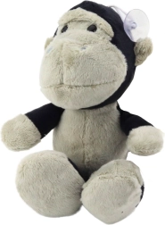 Pequeño mono de peluche con ventosa 16 cm
