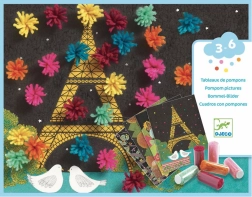 Collages con flecos de colores DJECO