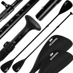 Pala plegable y ajustable 2 en 1 Blade negra