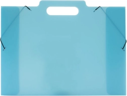 Carpeta de dibujo A3 de tres solapas azul Opaline Frosty