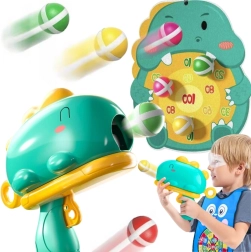 Juego de disparo de dinosaurios WOOPIE con diana de velcro