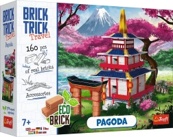 Kit de construcción de ladrillos pagoda M 160 piezas TREFL BRICK TRICK