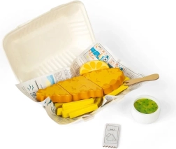 Juguetes de madera Pescado y patatas fritas de Bigjigs Toys