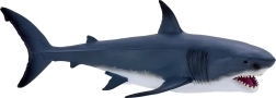 Mojo gran tiburón blanco – figura realista pintada a mano