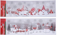 Decoración navideña para ventana 59,5 × 21 cm