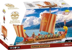 Set de construcción - Barco de guerra romano, 1810 piezas