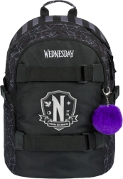 Mochila escolar BAAGL Wednesday Nevermore Skate