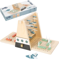 Small foot juego estratégico de barcos Gold Edition – batalla naval de madera