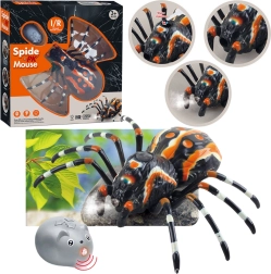 Tarántula RC con control remoto por infrarrojos, negra