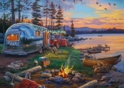 Puzzle Paraíso de campamento 1000 piezas